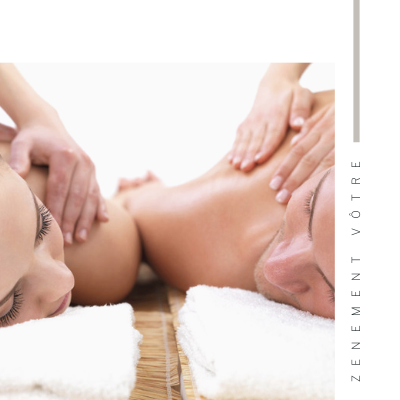 hammam et massage en duo en institut