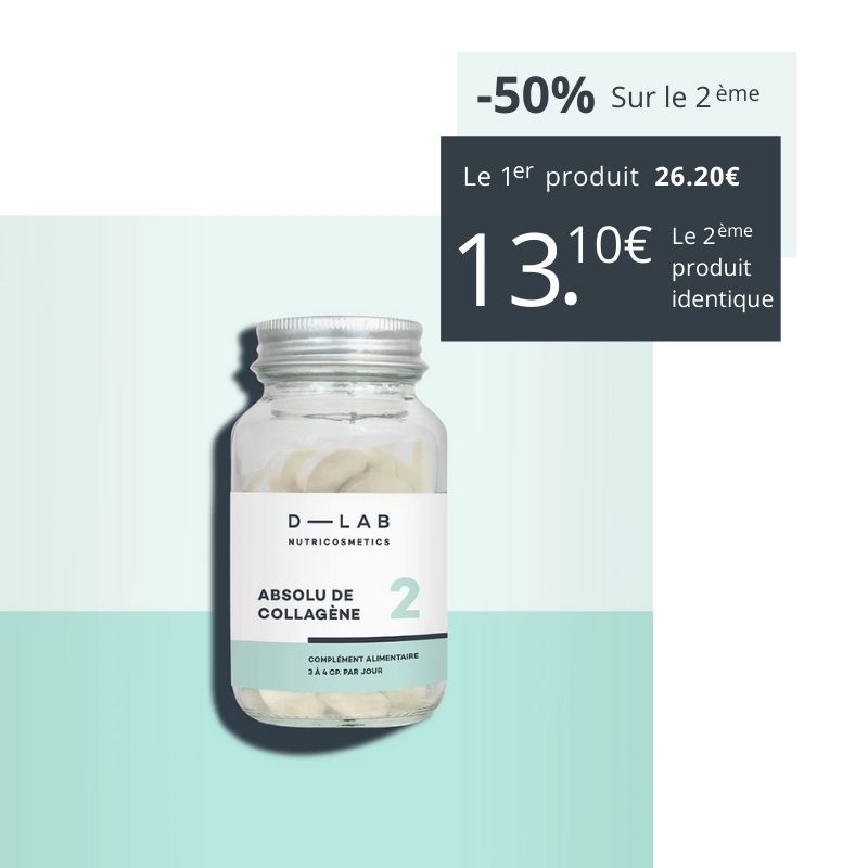 D-LAB le 2ème à -50% collagène -50% collagène d-lab